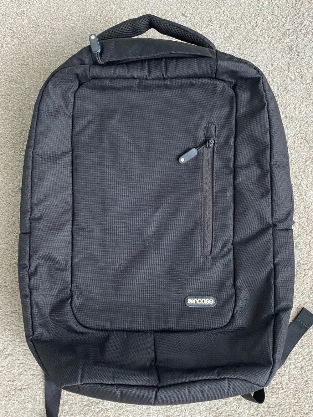 Incase Nylon Backpack in Black - Slim Laptop Book Bag College University
